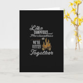 Lagerfeuer-Marshmallows Gemeinsam Abgenutzt V Karte (Gelbe Blume)