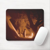 Lagerfeuer Nr. 2 Mousepad (Mit Mouse)