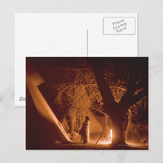 Lagerfeuer Nr. 2 Postkarte (Vorne/Hinten)