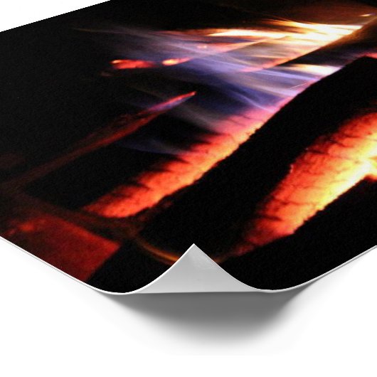 Lagerfeuer Poster (Ecke)