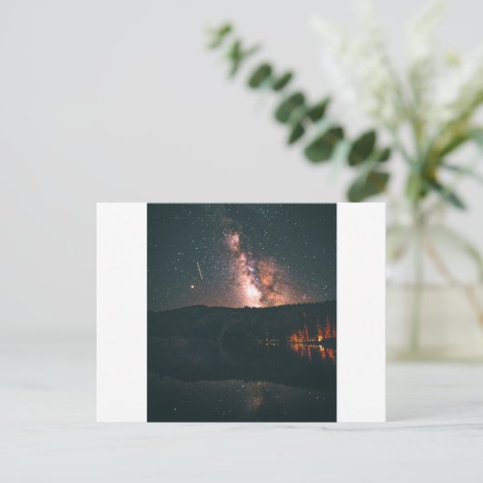 Lagerfeuer Postkarte (Stehend Vorderseite)