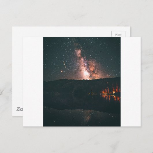 Lagerfeuer Postkarte (Vorne/Hinten)