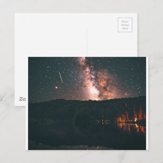 Lagerfeuer Postkarte (Vorne/Hinten)