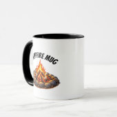 Lagerfeuer-Tasse Tasse (Vorderseite Links)