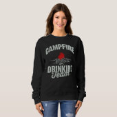 Lagerfeuer-Trinkteam Sweatshirt (Vorne ganz)