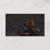 Lagerfeuer Visitenkarte (Rückseite)