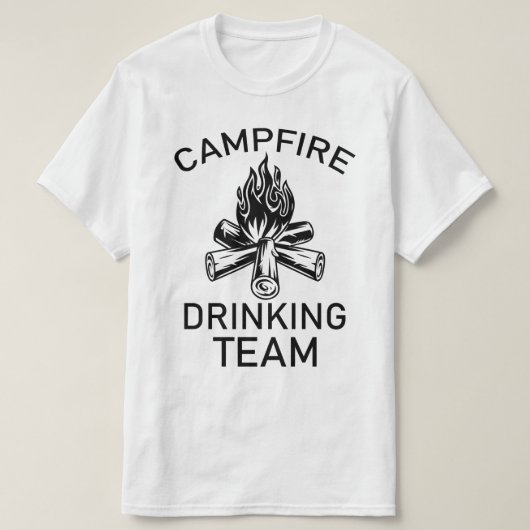 Lagerfeuerlöschteam T-Shirt (Design vorne)