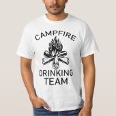 Lagerfeuerlöschteam T-Shirt (Vorderseite)