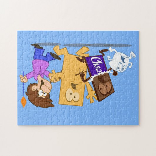 Lagerfeuerraucher Puzzle (Horizontal)