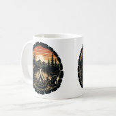 Lagerfeuerring Vintage Kaffeetasse (Vorderseite Links)