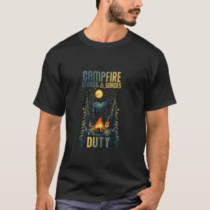 LAGERFEUERVERGÜGEN UND SNACKS DIENST T-Shirt