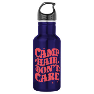 Lagerfrisur, ganz egal, Sommer-Camping-Mädchen Gro Edelstahlflasche