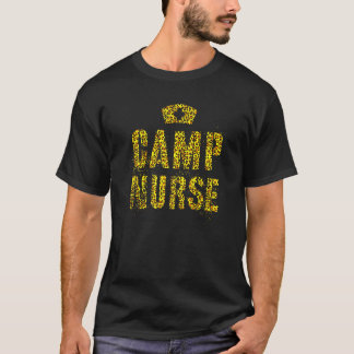 Lagerkrankenschwester Leopardendruck Pflegepraktik T-Shirt