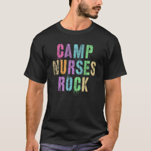 Lagerkrankenschwestern rocken Camping-Medizin-Team T-Shirt
