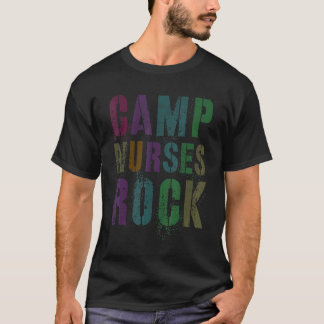 Lagerkrankenschwestern rocken Camping-Medizinteam T-Shirt