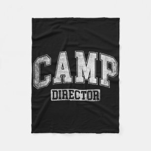 Lagerleiter Berater Lustiges Camping-Design für W Fleecedecke