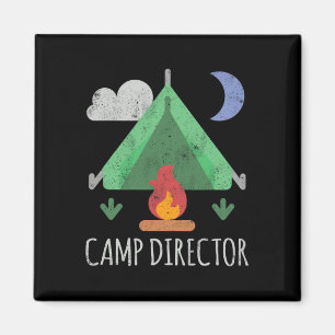 Lagerleiter-Shirt Lustiges Camping Magnet