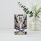 Lagermanager Visitenkarte (Stehend Vorderseite)