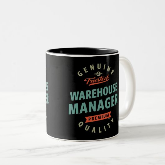 Lagermanager Zweifarbige Tasse (VorderseiteRechts)