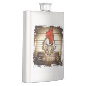 Lagerschild Rooster Vintage Flachmann (Rechts)