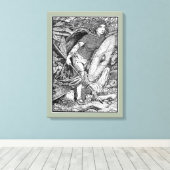 Lagertha Shield Maiden Leinwanddruck (Insitu (Holzboden))