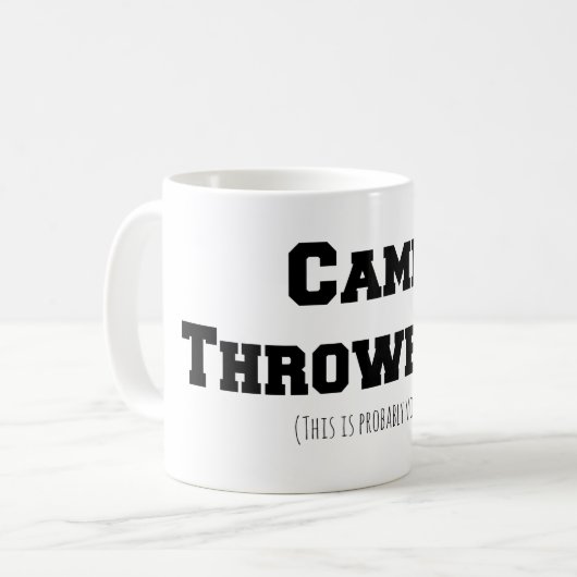 Lagerthrowback-(dieses ist vermutlich Wodka), Kaffeetasse (Vorderseite Links)