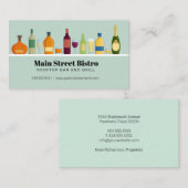 Lagerung von Bar Visitenkarte (Vorne/Hinten)