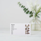 Lagervektoren - Schokolade, Name, Adresse 1, Hinzu Visitenkarte (Stehend Vorderseite)