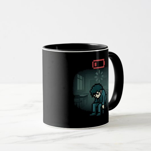 Lagging IRL – Gamer Mood Tasse (VorderseiteRechts)
