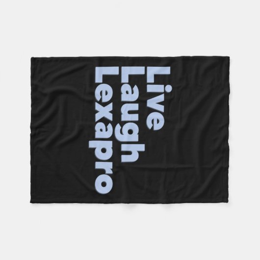 Lagh Lexapro Psychische Gesundheit Selbstmord Bewu Fleecedecke (Vorderseite (Horizontal))