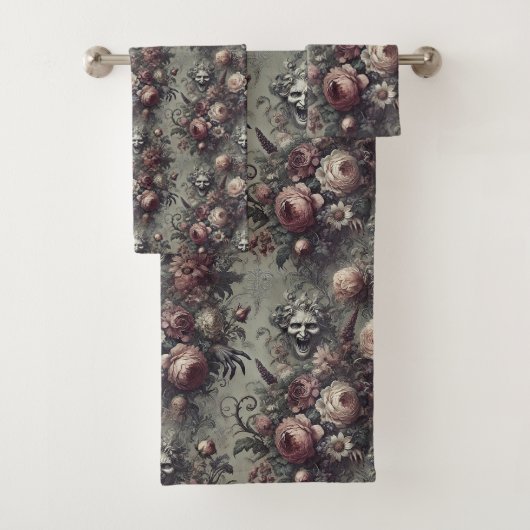 Lagh Lines - Gothic Viktorianisch Badhandtuch Set (Insitu)