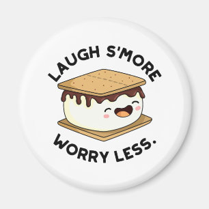 Lagh Smore Besorgnis weniger Funny Smore Pub Magnet