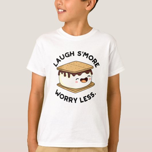 Lagh Smore Besorgnis weniger Funny Smore Pub T-Shirt (Vorderseite)