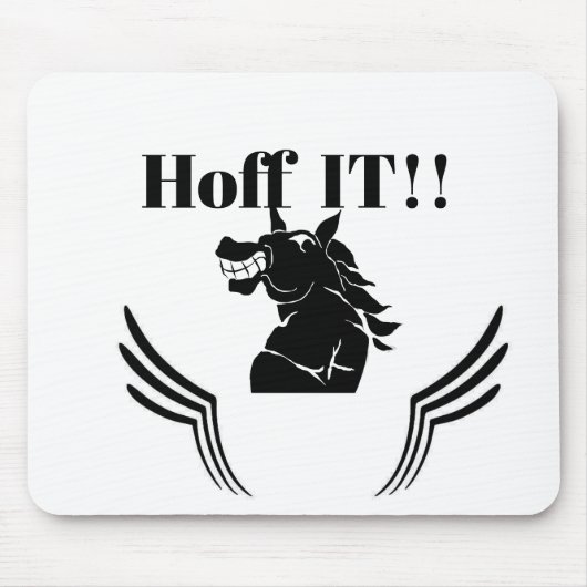 Laghhing horse mouse pad mousepad (Vorne)