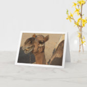 Laghing Camel Karte (Gelbe Blume)