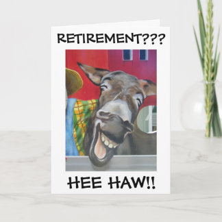 "LAGHING DONKEY GREETING" FÜR DIE RÜCKZAHLUNG! KARTE