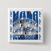 Laghing Kamala Button (Vorderseite)