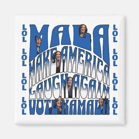 Laghing Kamala Magnet (Vorne)