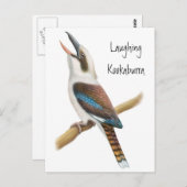 Laghing Kookaburra Postcard Postkarte (Vorne/Hinten)