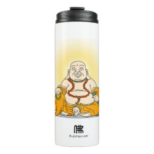 Laghing Maitreya Buddha Tumbler Thermosbecher
