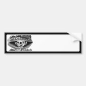 Laghing Skeleton Woman Autoaufkleber (Vorne)