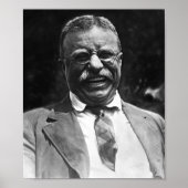 Laghing Theodore Roosevelt Foto Poster (Vorne)