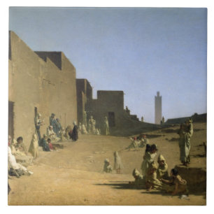 Laghouat im algerischen Sahara, 1879 Fliese