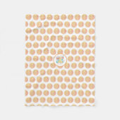 Laghter Wealth Happy Fleece Blanket (Vorderseite)