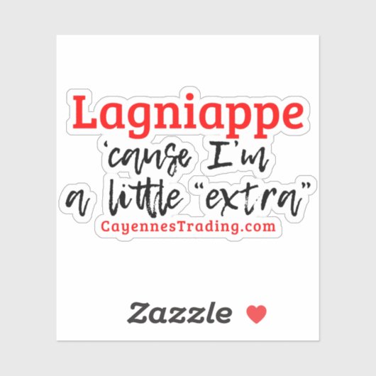 Lagniappe Sticker (Blatt)