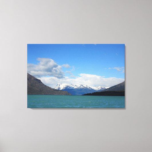 Lago Argentino Leinwanddruck (Vorderseite)