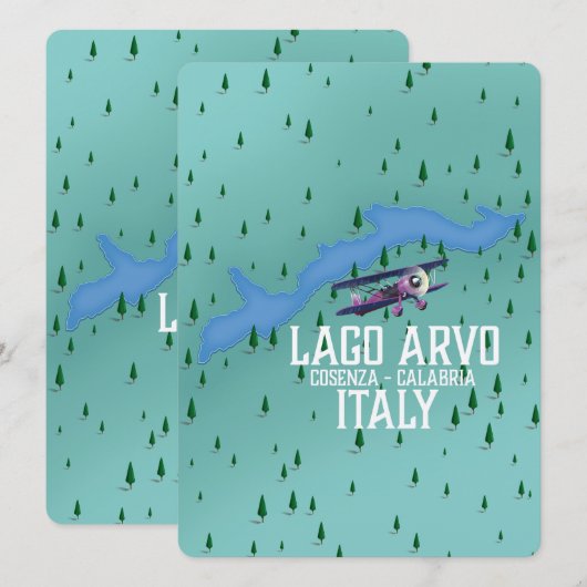 Lago arvo Reiseplan Italien (Vorne/Hinten)