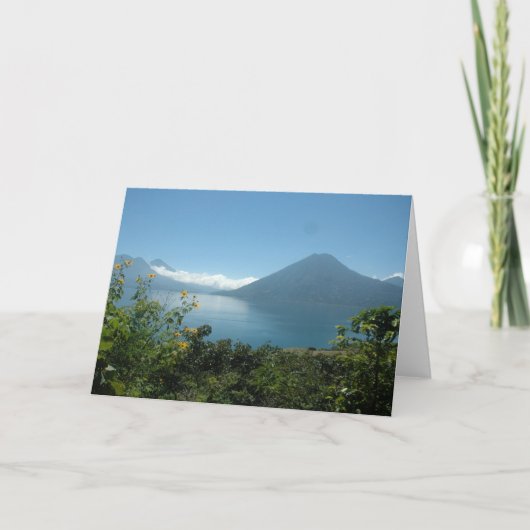 Lago Atitlan Notecard 1 Karte (Vorderseite)