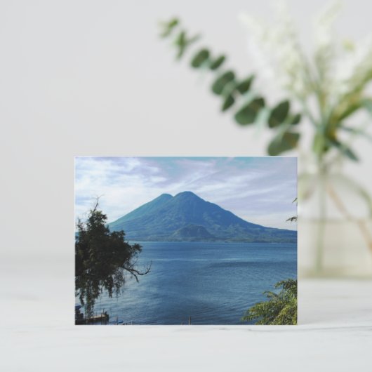 Lago Atitlan Postkarte (Stehend Vorderseite)
