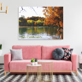 Lago Camecuaro Canvas Print Leinwanddruck (Insitu (Wohnzimmer))